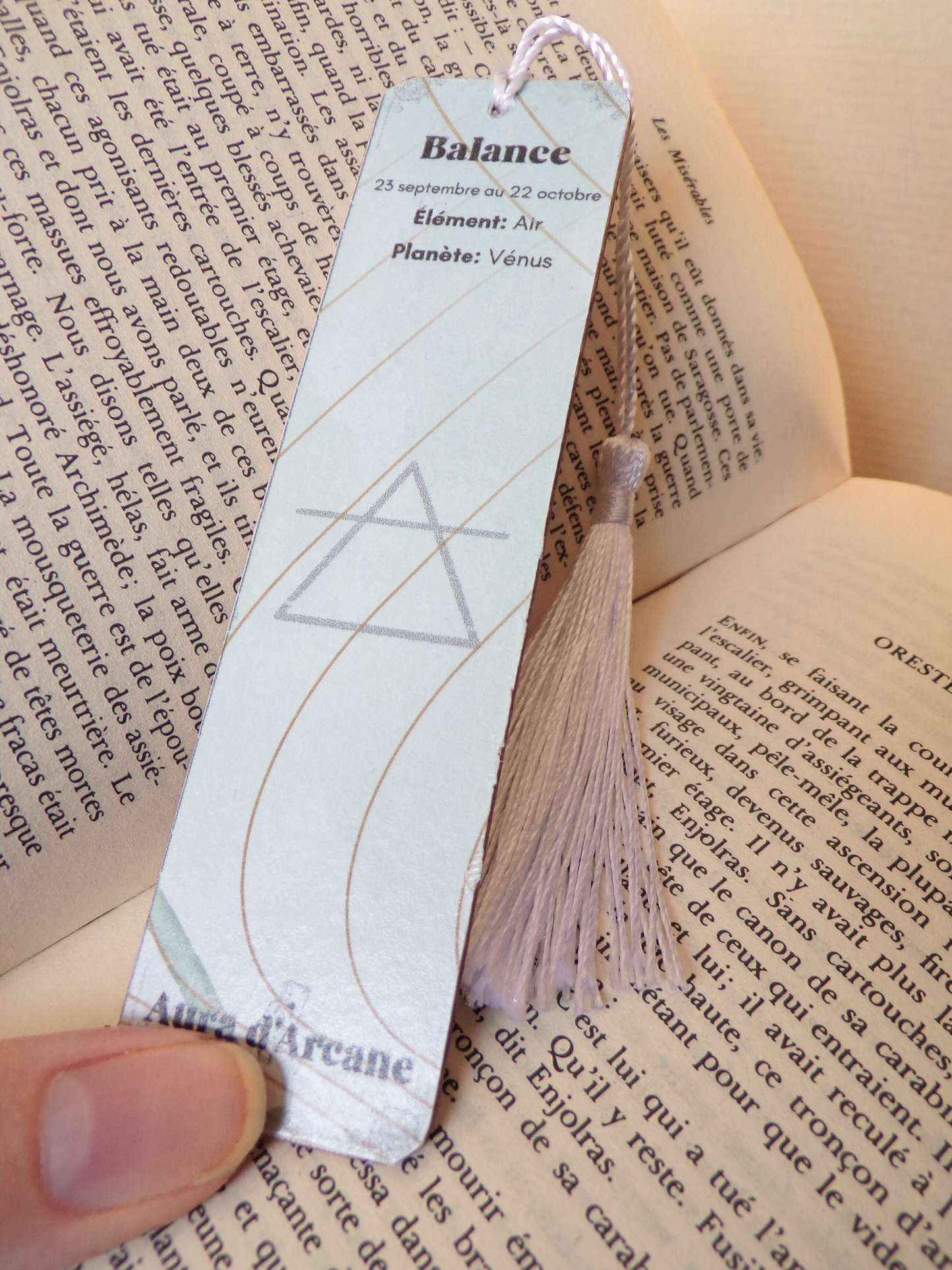 Marque pages Zodiaque "Balance"
