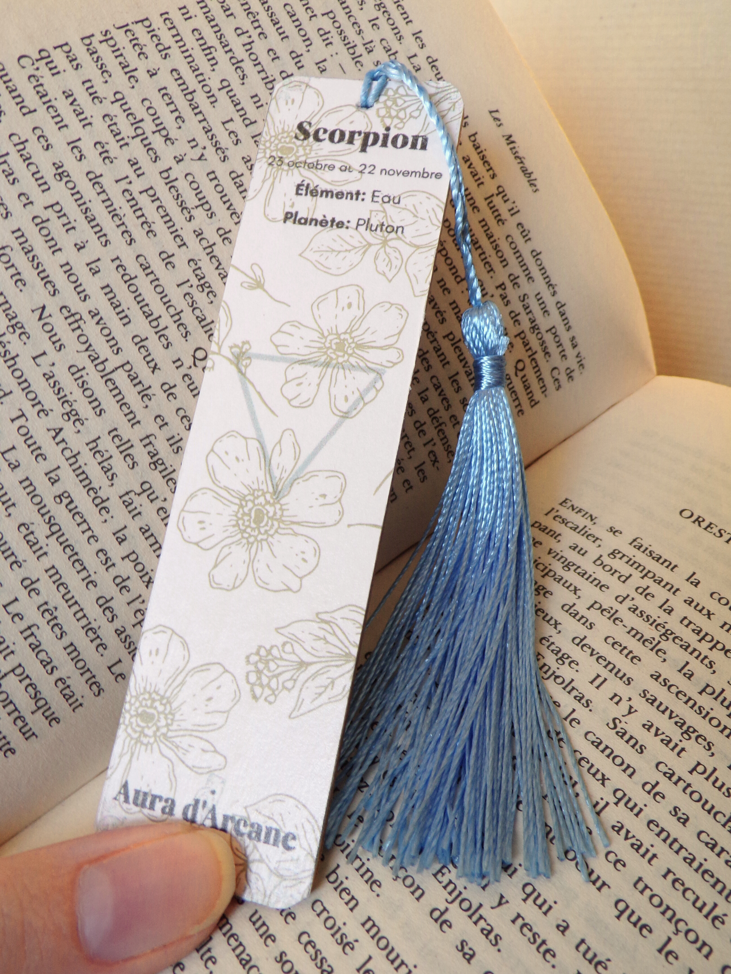 Marque pages Zodiaque "Scorpion"