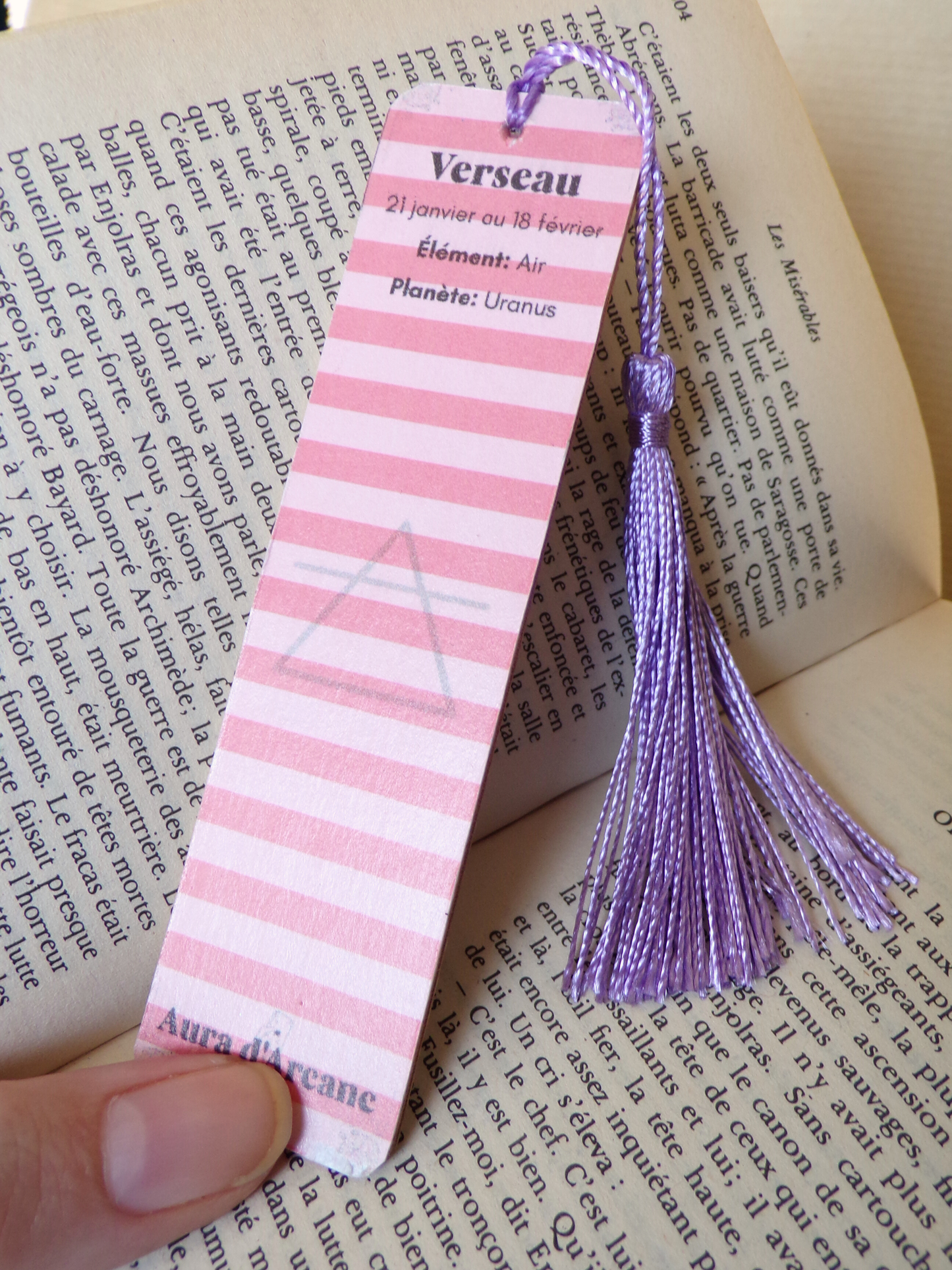 Marque pages Zodiaque "Verseau"
