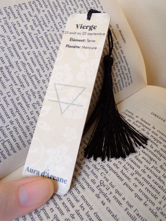 Marque pages Zodiaque "Vierge"
