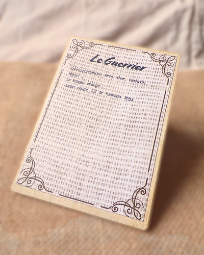 Carte archétypale "Le Guerrier"