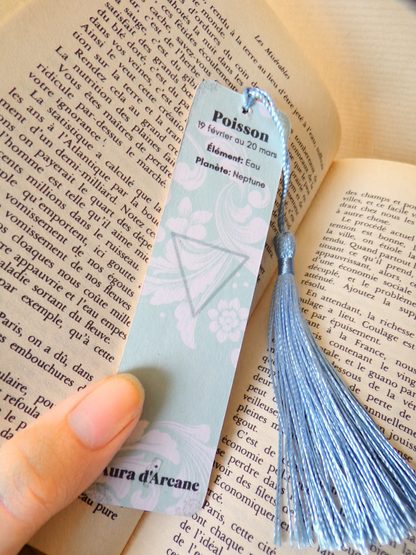 Marque pages Zodiaque "Poisson"
