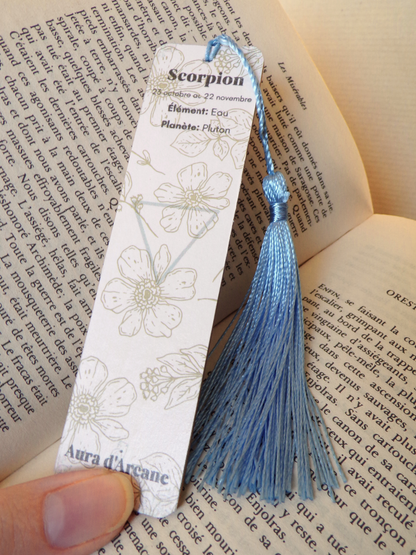 Marque pages Zodiaque "Scorpion"