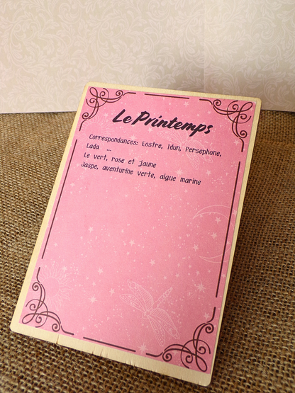Carte archétypale "Le Printemps"