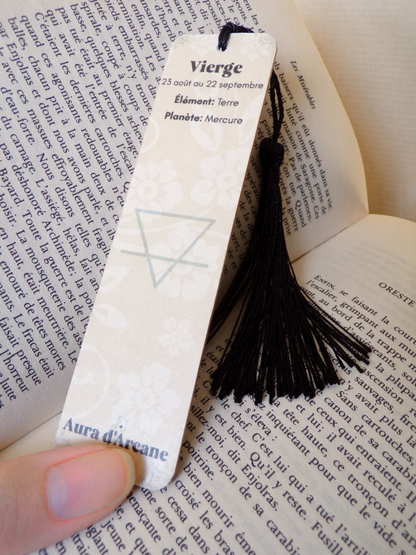 Marque pages Zodiaque "Vierge"