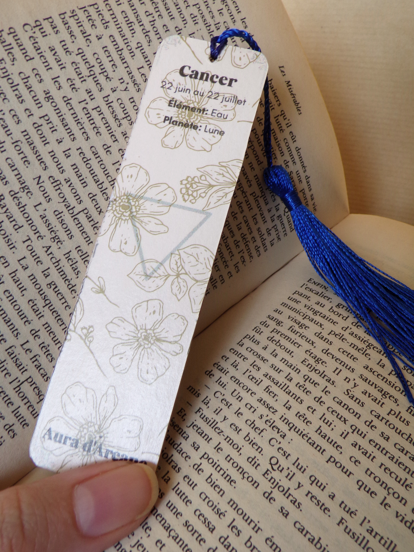 Marque pages Zodiaque "Cancer"