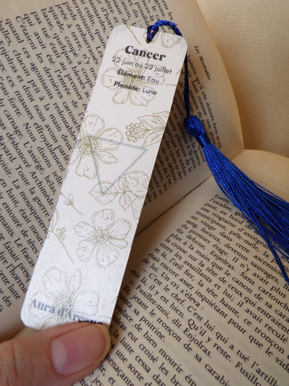 Marque pages Zodiaque "Cancer"