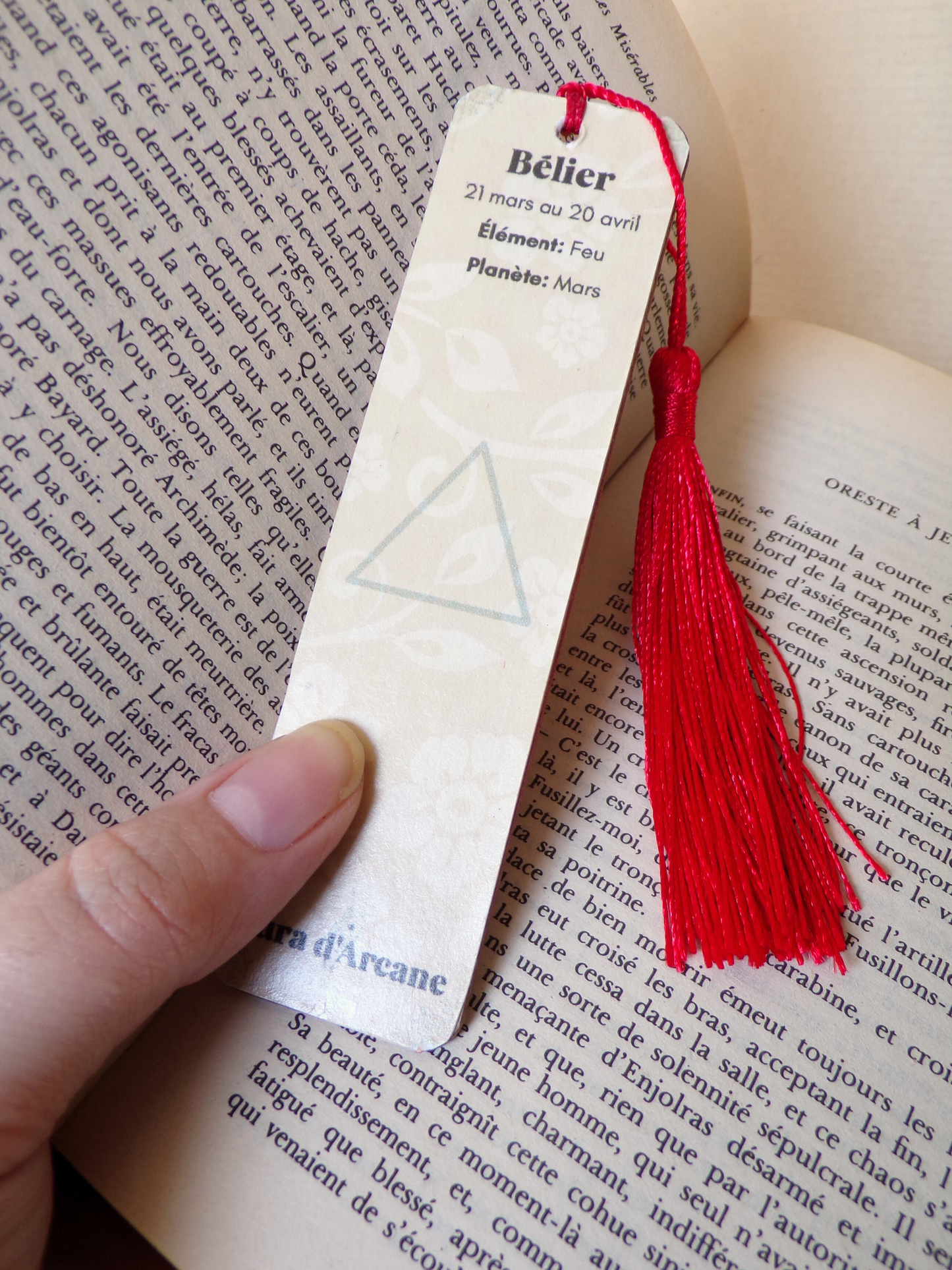 Marque pages Zodiaque "Bélier"